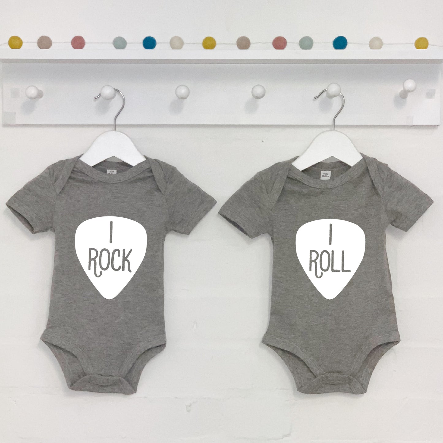 I Rock and I Roll Babygrow Set - Lovetree Design