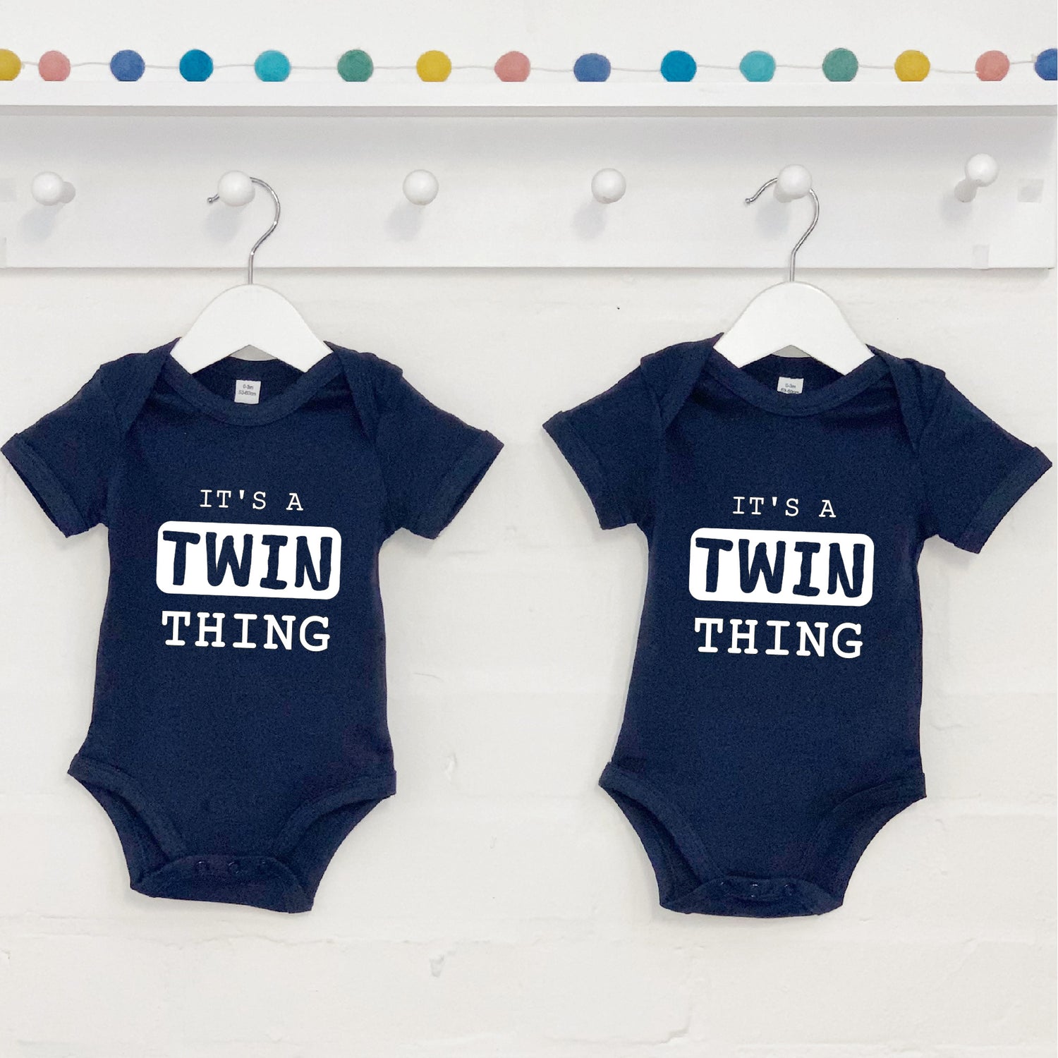 'It's a Twin Thing' Sibling Twin Set - Lovetree Design