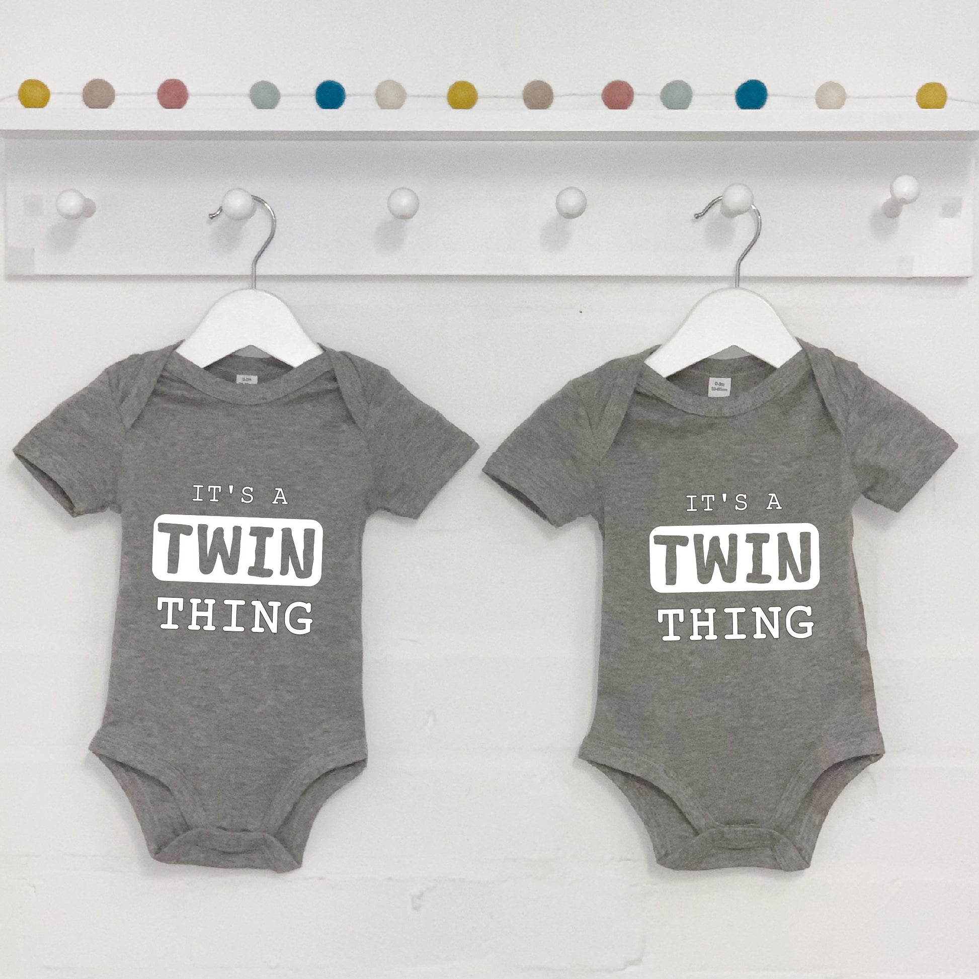 'It's a Twin Thing' Sibling Twin Set - Lovetree Design