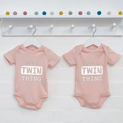 'It's a Twin Thing' Sibling Twin Set - Lovetree Design