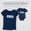 Instamum And Baby Mother And Child T Shirt Set - Lovetree Design