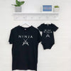 Ninja / Mini Ninja Father And Son T Shirt Set - Lovetree Design