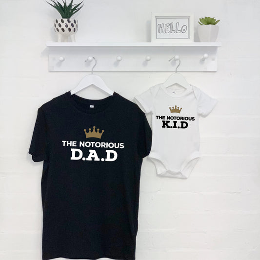 Notorious Father And Child Matching T Shirt Set - Lovetree Design