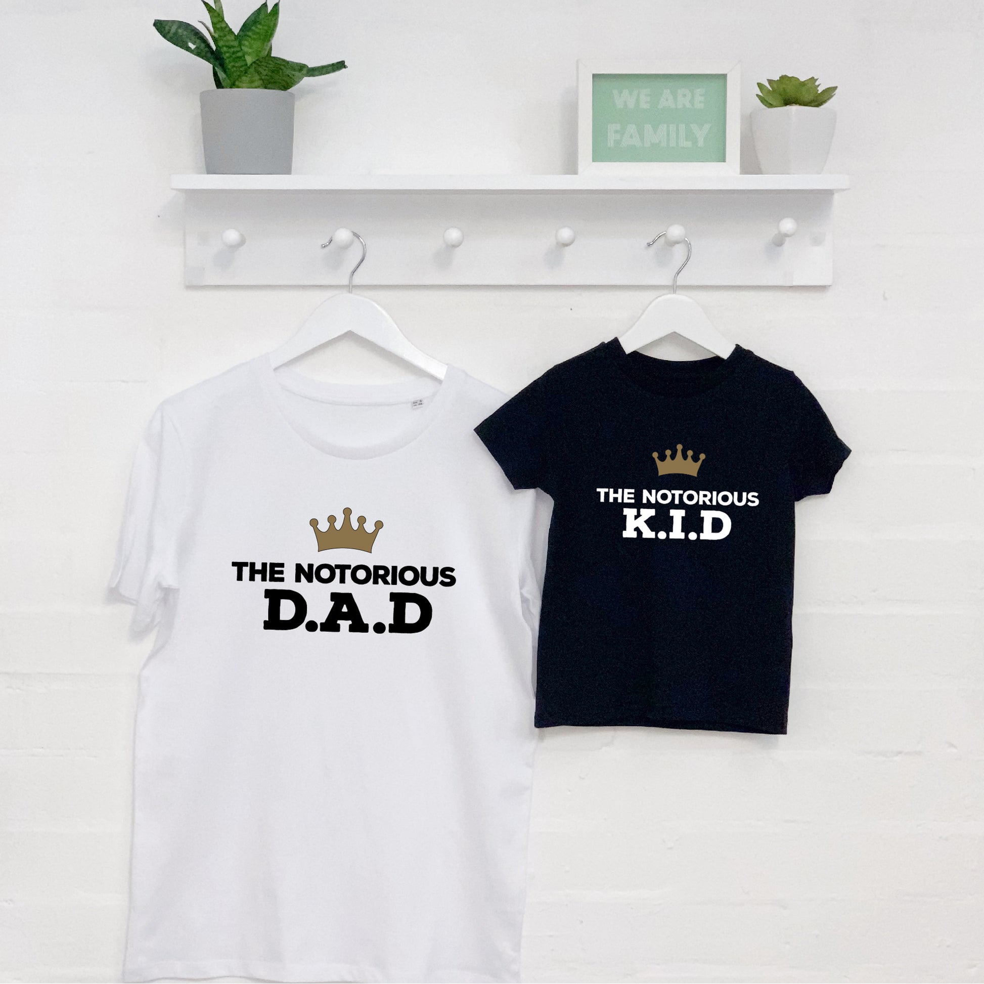 Notorious Father And Child Matching T Shirt Set - Lovetree Design