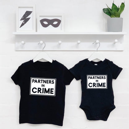 Partners In Crime Sibling T Shirt Set - Lovetree Design