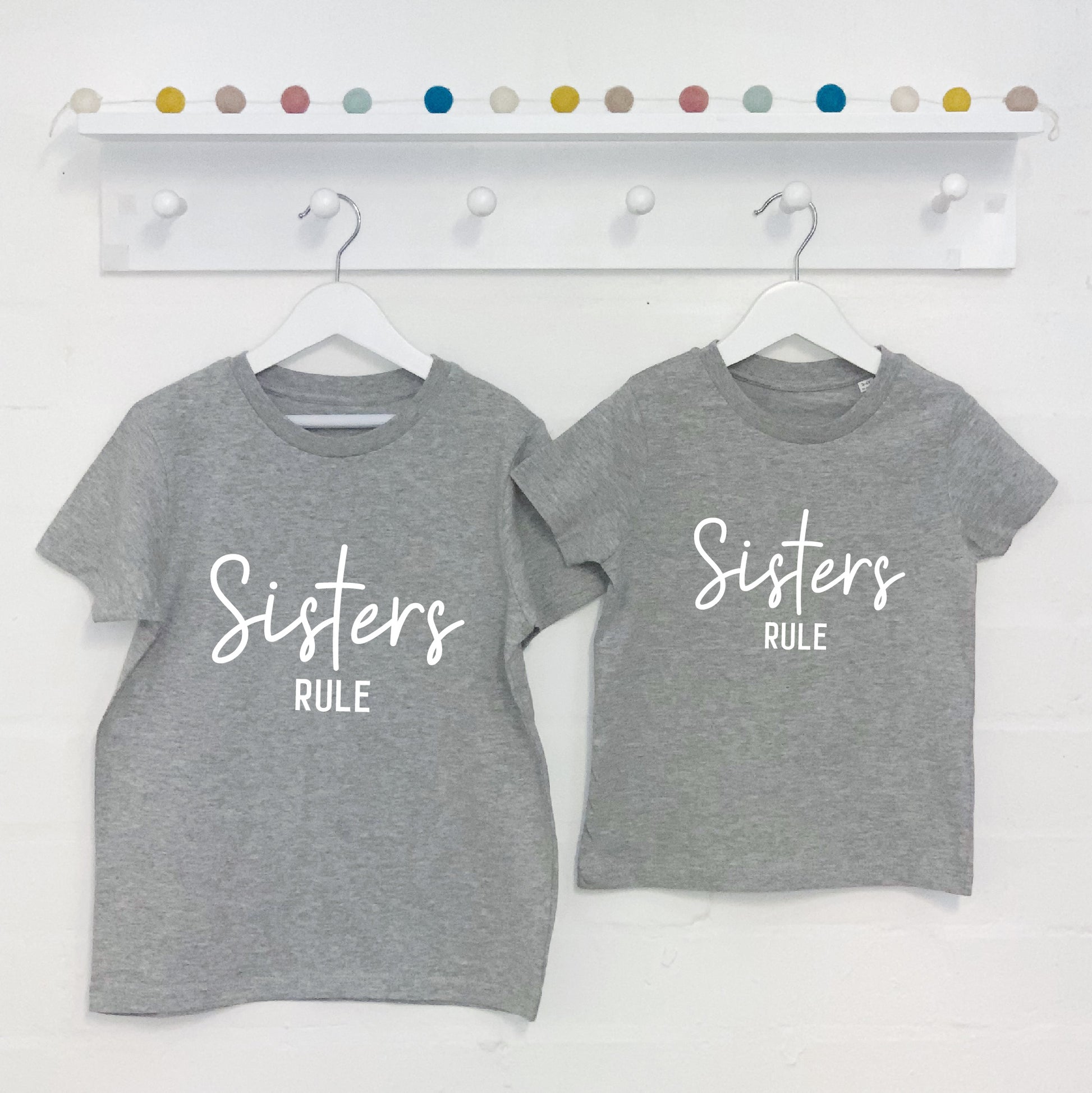 Sisters Rule. Matching T Shirt And Babygrow Set - Lovetree Design