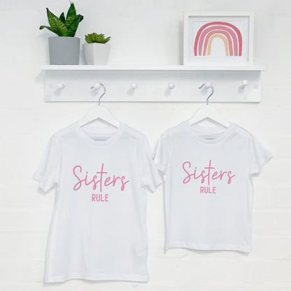 Sisters Rule. Matching T Shirt And Babygrow Set - Lovetree Design