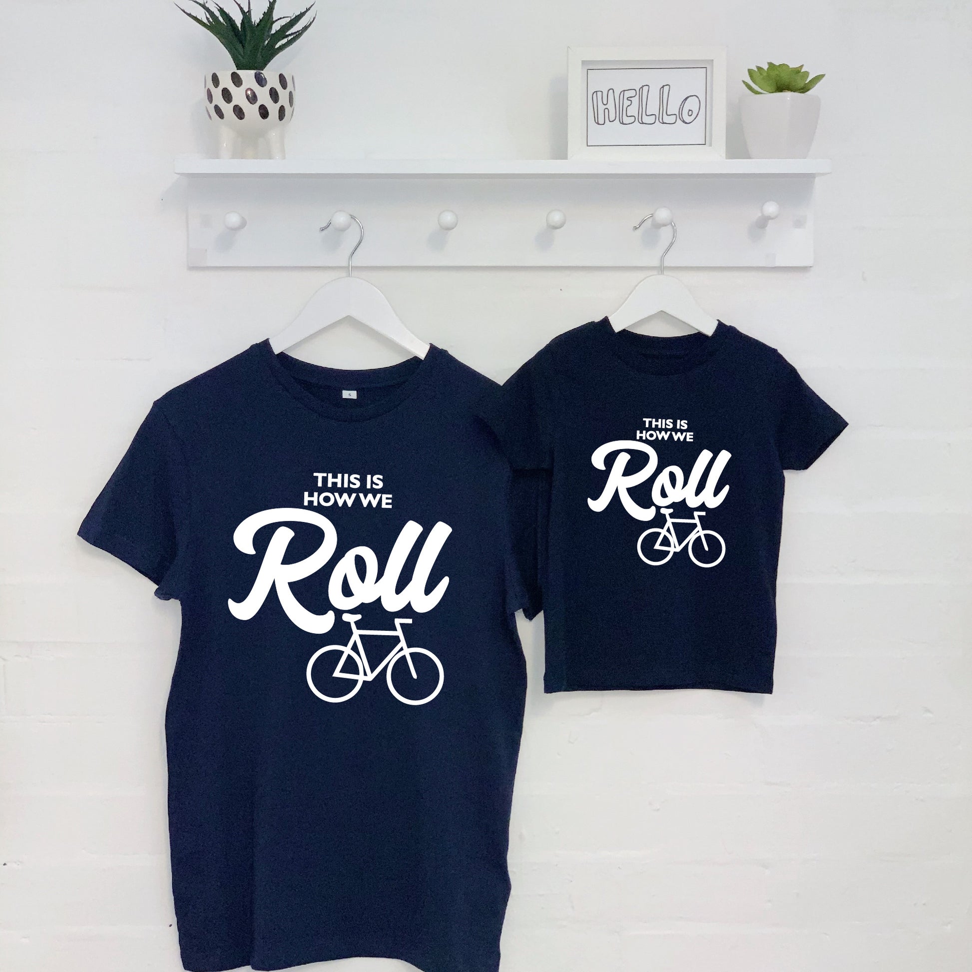 Cycling Parent And Child T Shirts - Lovetree Design