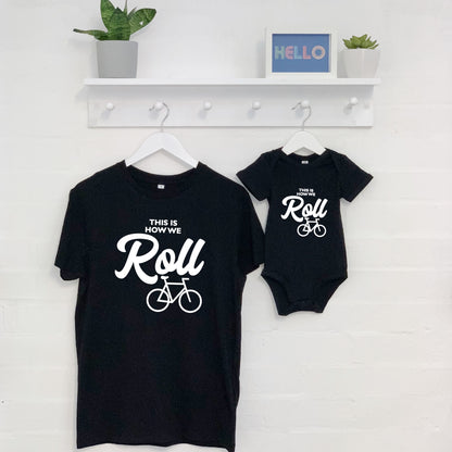 Cycling Parent And Child T Shirts - Lovetree Design