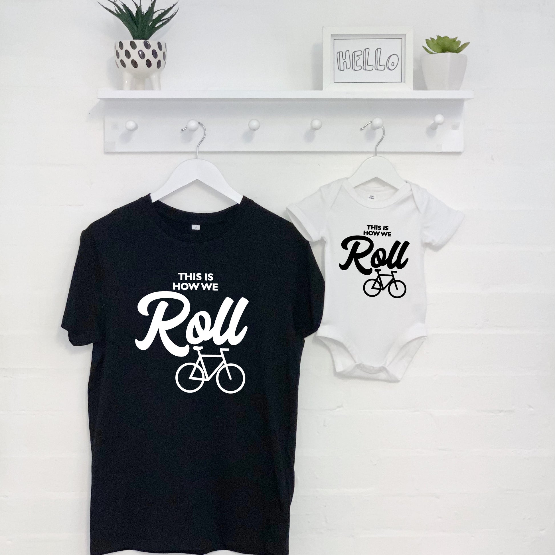 Cycling Parent And Child T Shirts - Lovetree Design