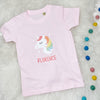 Personalised Unicorn Rainbow T Shirt - Lovetree Design