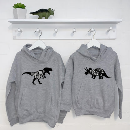 Dinosaur Brother Sister Hoodie Set - Lovetree Design