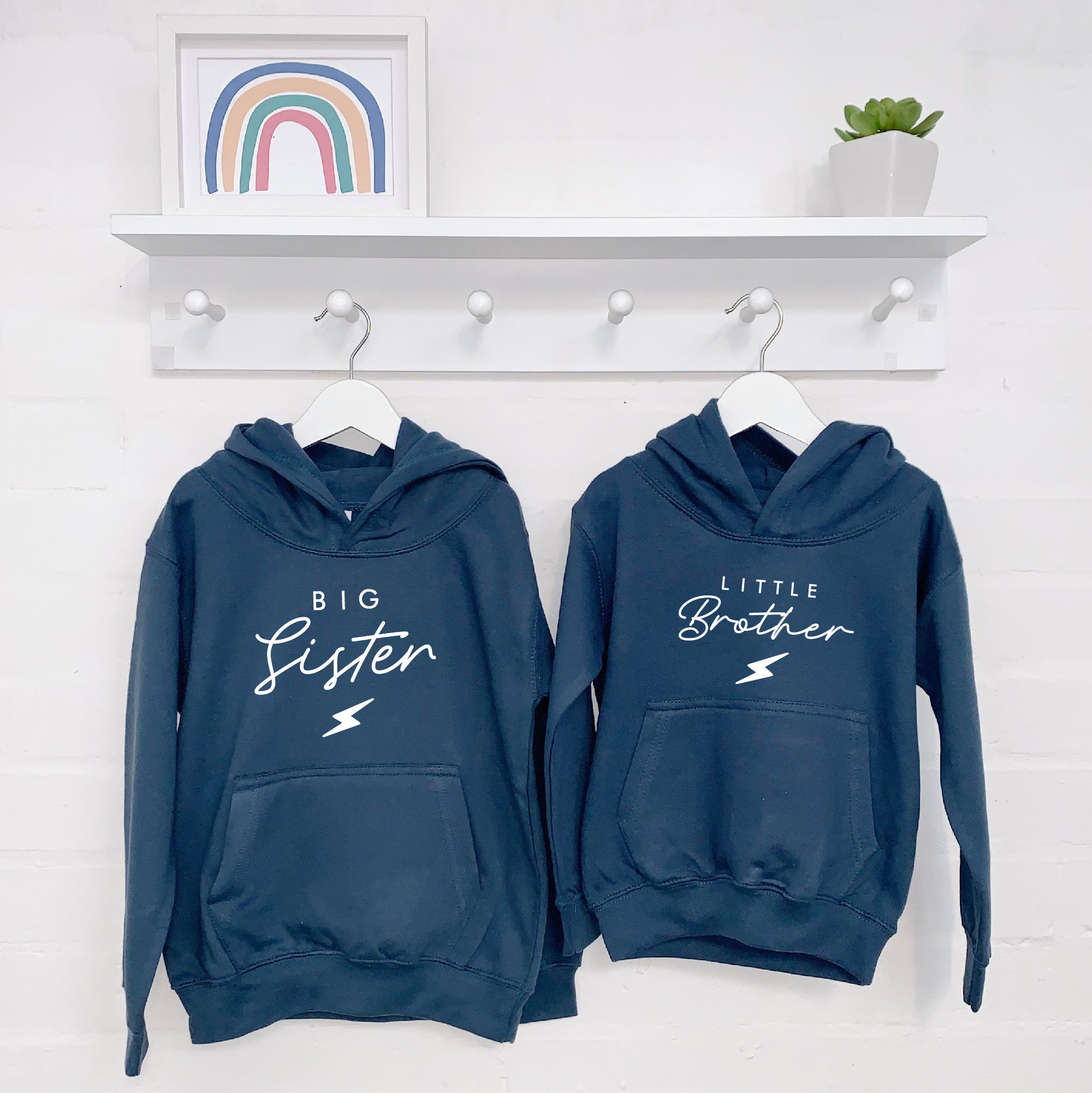 Lightning Bolt Brothers And Sisters Hoodie Set Lovetree Design