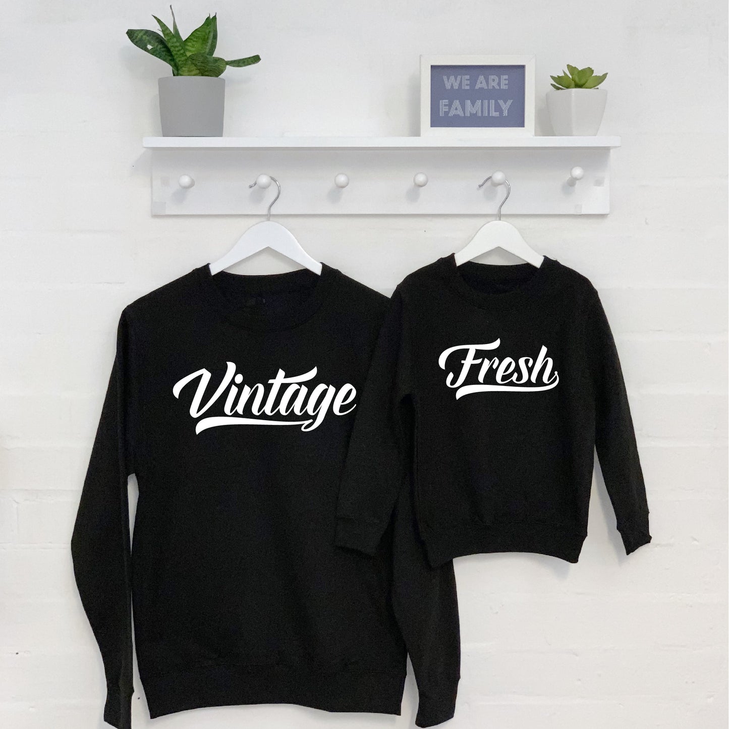 Vintage And Fresh Adult And Child Sweatshirt Set - Lovetree Design