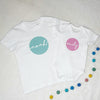 Personalised Sibling Or Friends Ballpen T Shirt Set - Lovetree Design
