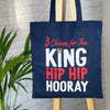 Three Cheers For The King Charles Coronation Tote Bag