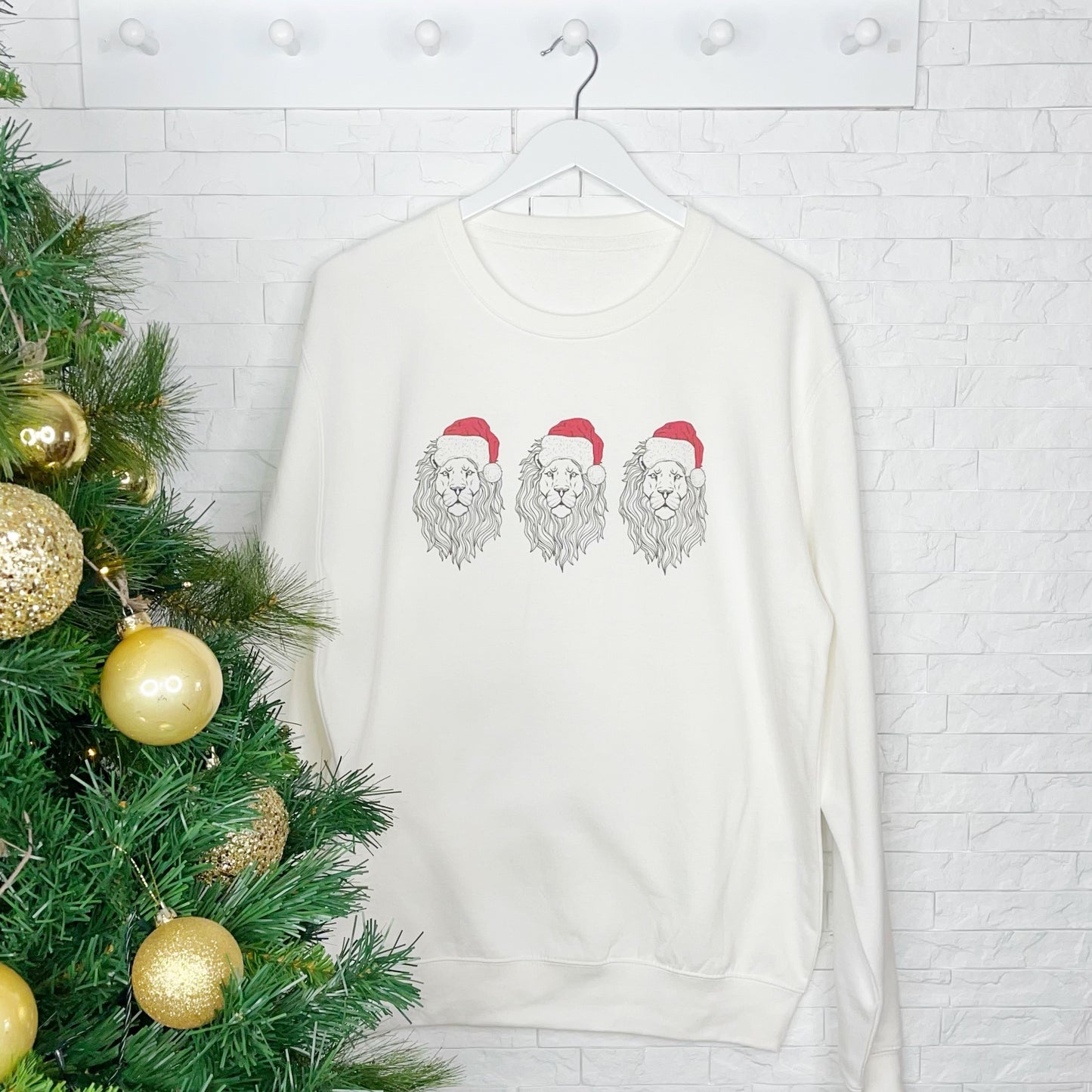 Three Lions England Football Christmas Sweatshirt