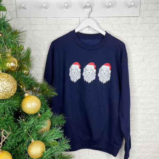 Three Lions England Football Christmas Sweatshirt