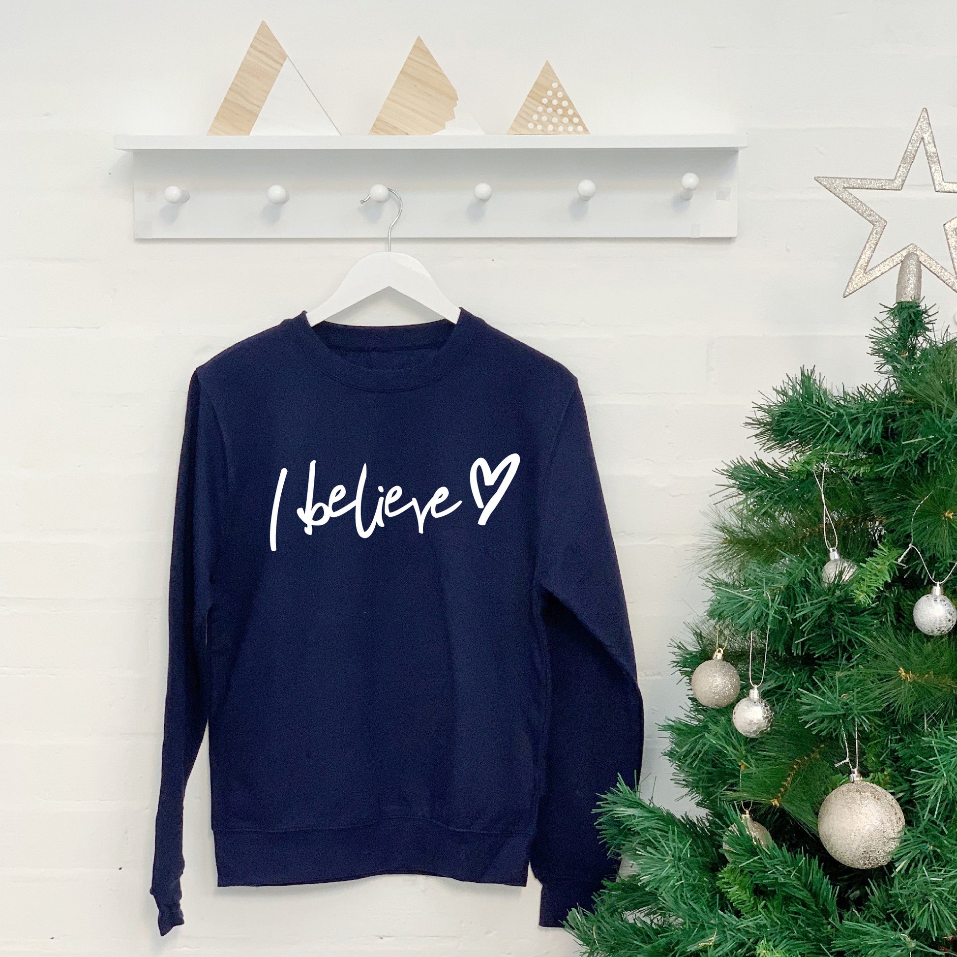 'I Believe' Christmas Jumper - Lovetree Design