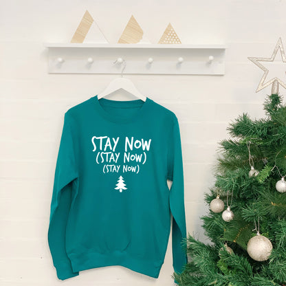 'Stay Now' Christmas Jumper - Lovetree Design