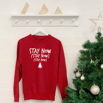 'Stay Now' Christmas Jumper - Lovetree Design