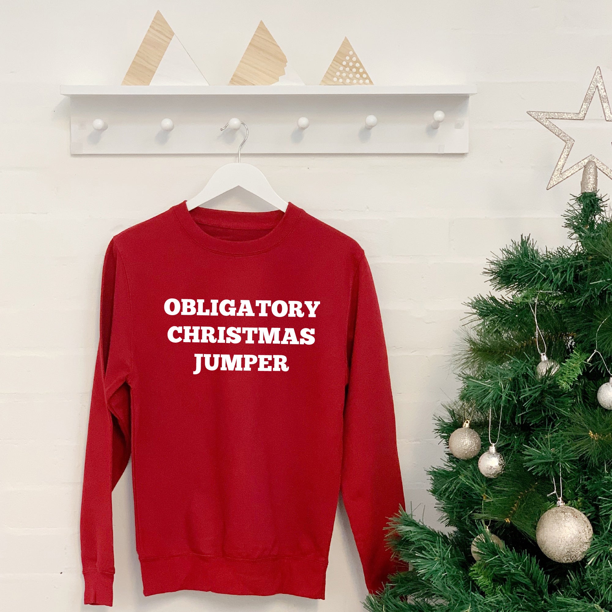 Obligatory Christmas Jumper Unisex Sweatshirt