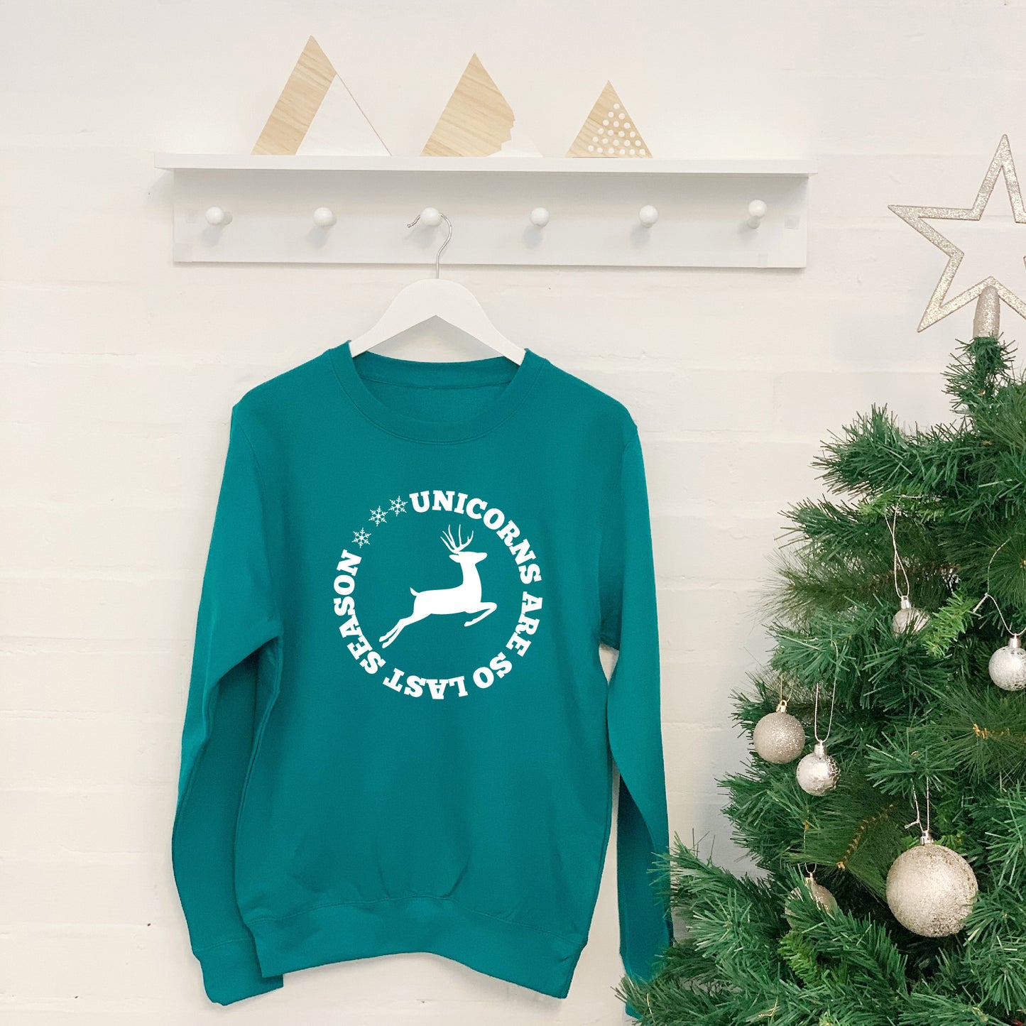 Unicorns Are So Last Season Christmas Jumper - Lovetree Design