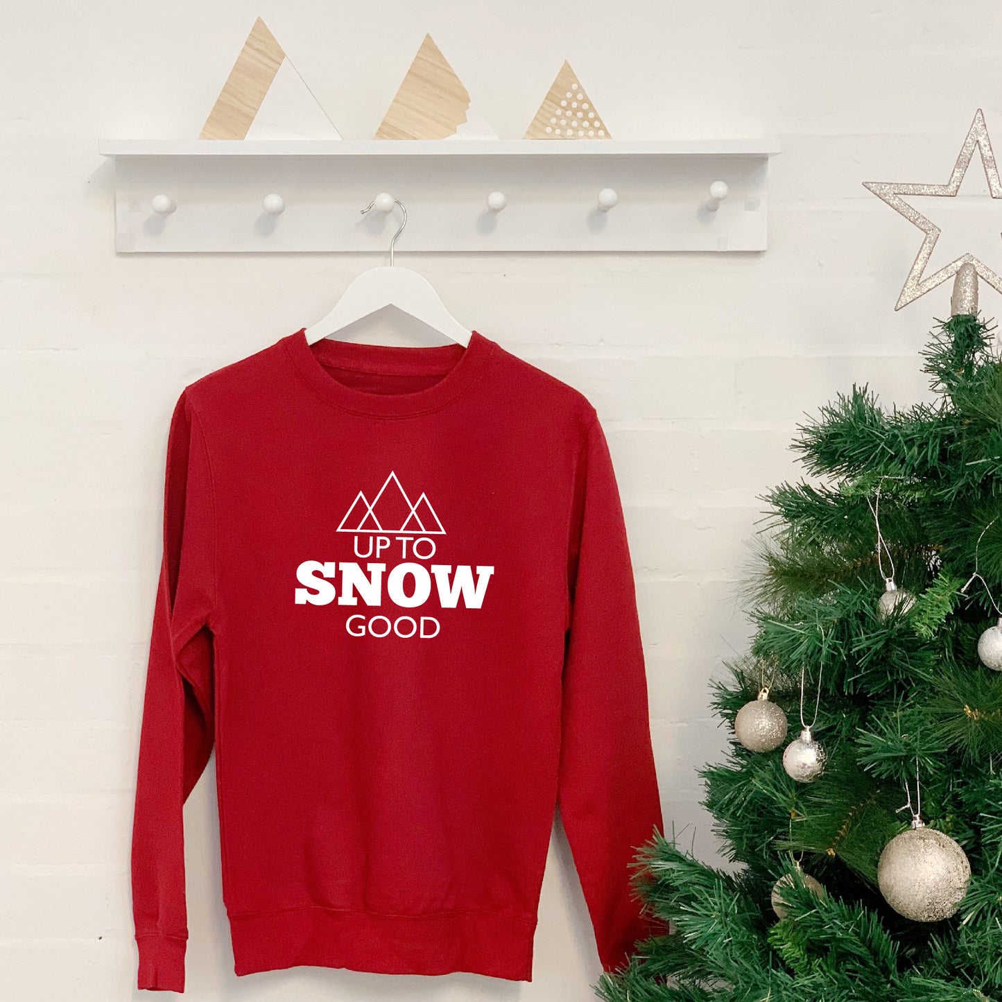 Up To Snow Good Ski/Snowboard/ Christms Jumper - Lovetree Design