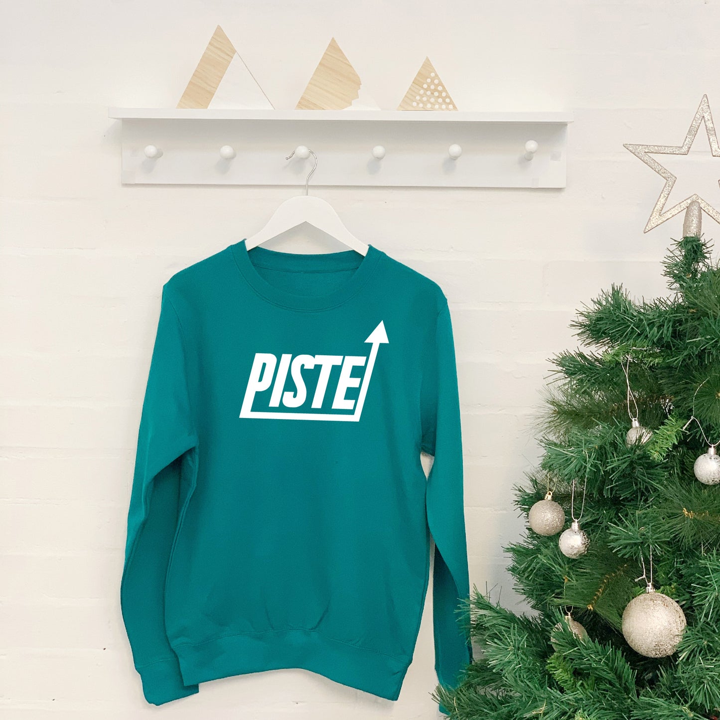 'Piste Up' Ski And Snowboard Sweatshirt - Lovetree Design