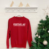 Festive Af Alternative Christmas Sweatshirt - Lovetree Design