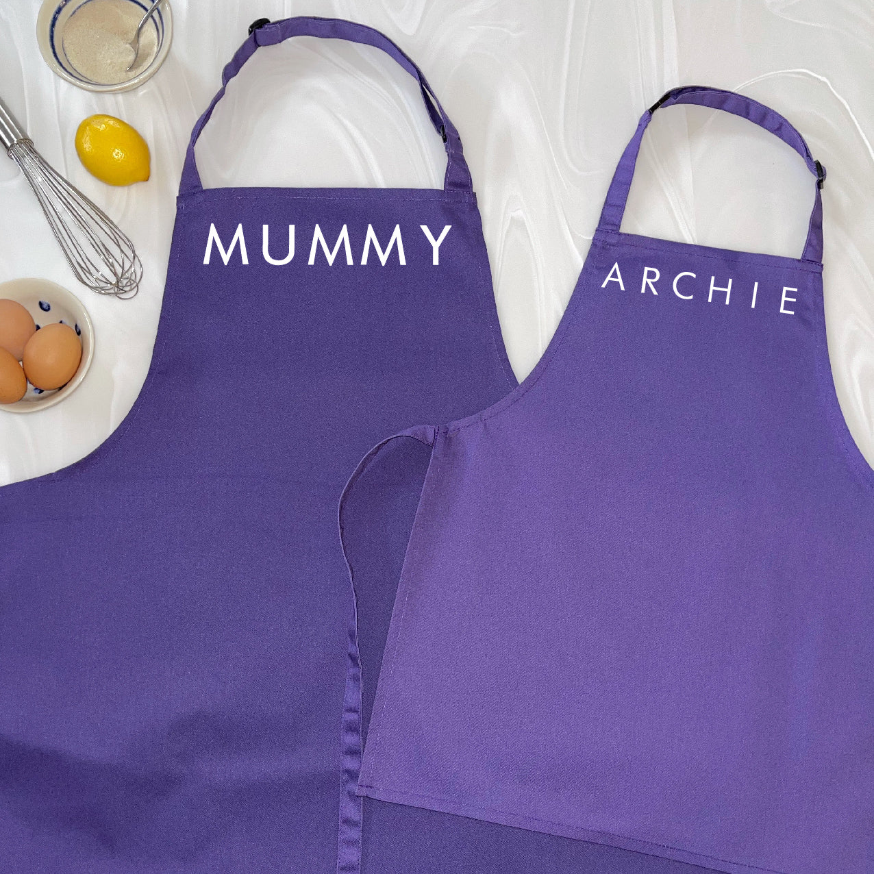 Personalised Mummy And Me Apron Set - Lovetree Design