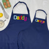 Personalised Daddy And Me Multicoloured Apron Set - Lovetree Design