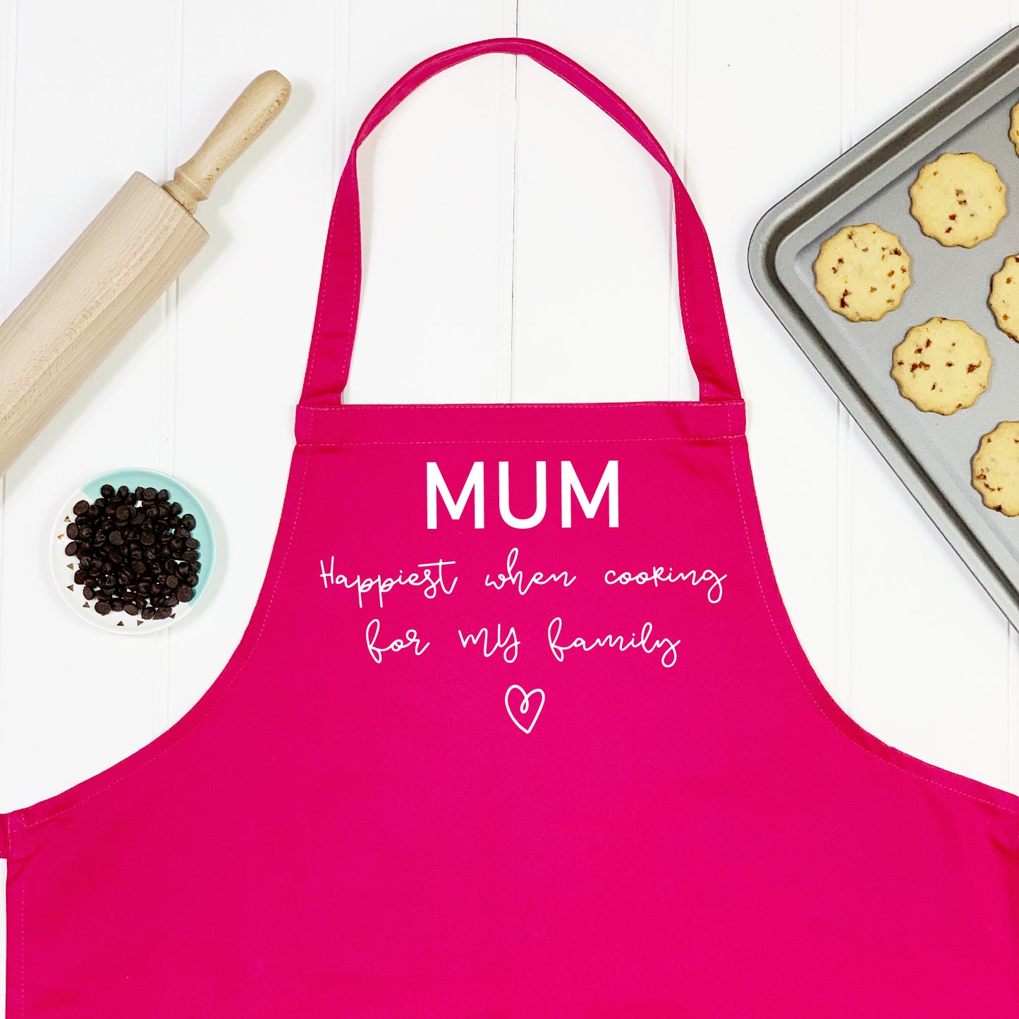 Personalised Cooking For Family Apron - Lovetree Design