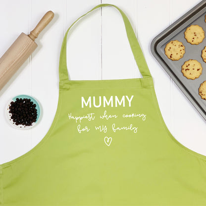 Personalised Cooking For Family Apron - Lovetree Design