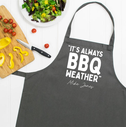 BBQ Weather Personalised Apron - Lovetree Design