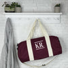 Personalised Mens Holdall Bag With Initials In Block - Lovetree Design