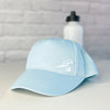 Kids Personalised Cap With Lightning Bolt blue