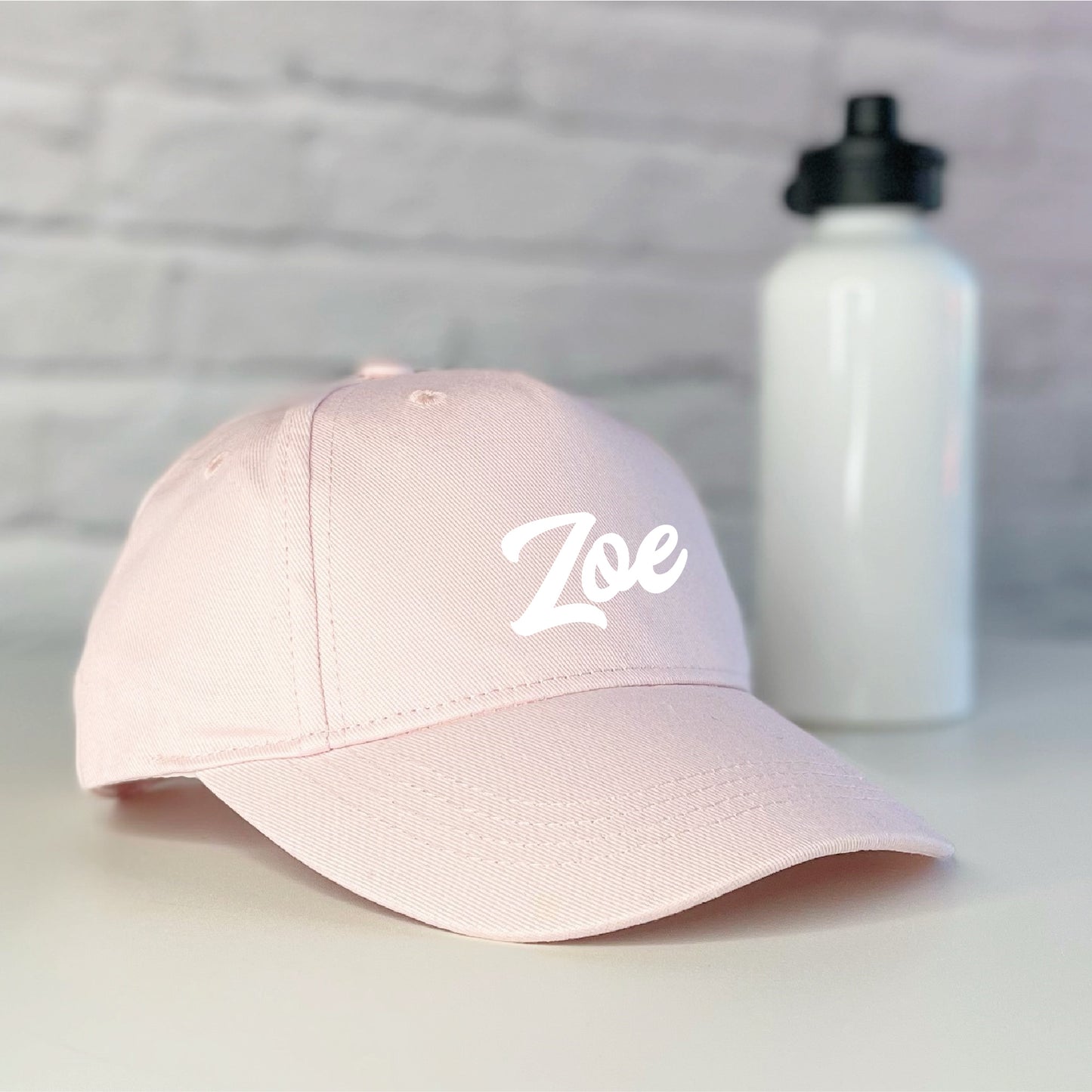 Personalised kids Cap retro pink