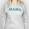 Pink And Blue Animal Print Mama Sweatshirt - Lovetree Design