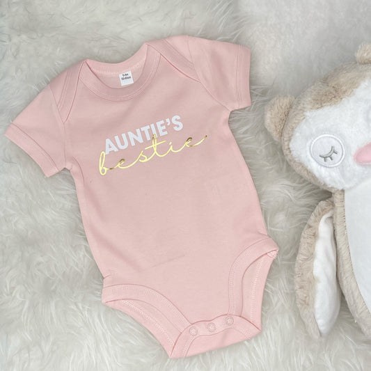 Aunties Bestie Babygrow - Lovetree Design