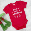 Candy Cane Personalised First Christmas Babygrow - Lovetree Design