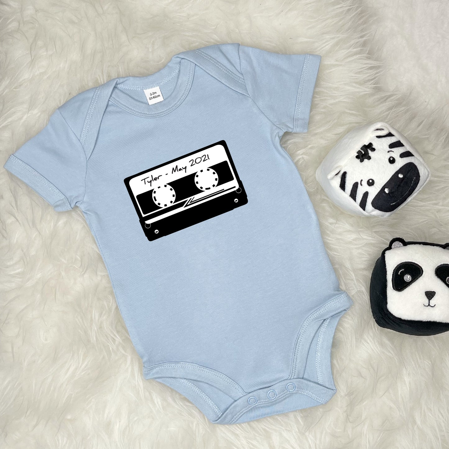 Mixtape Personalised Babygrow - Lovetree Design