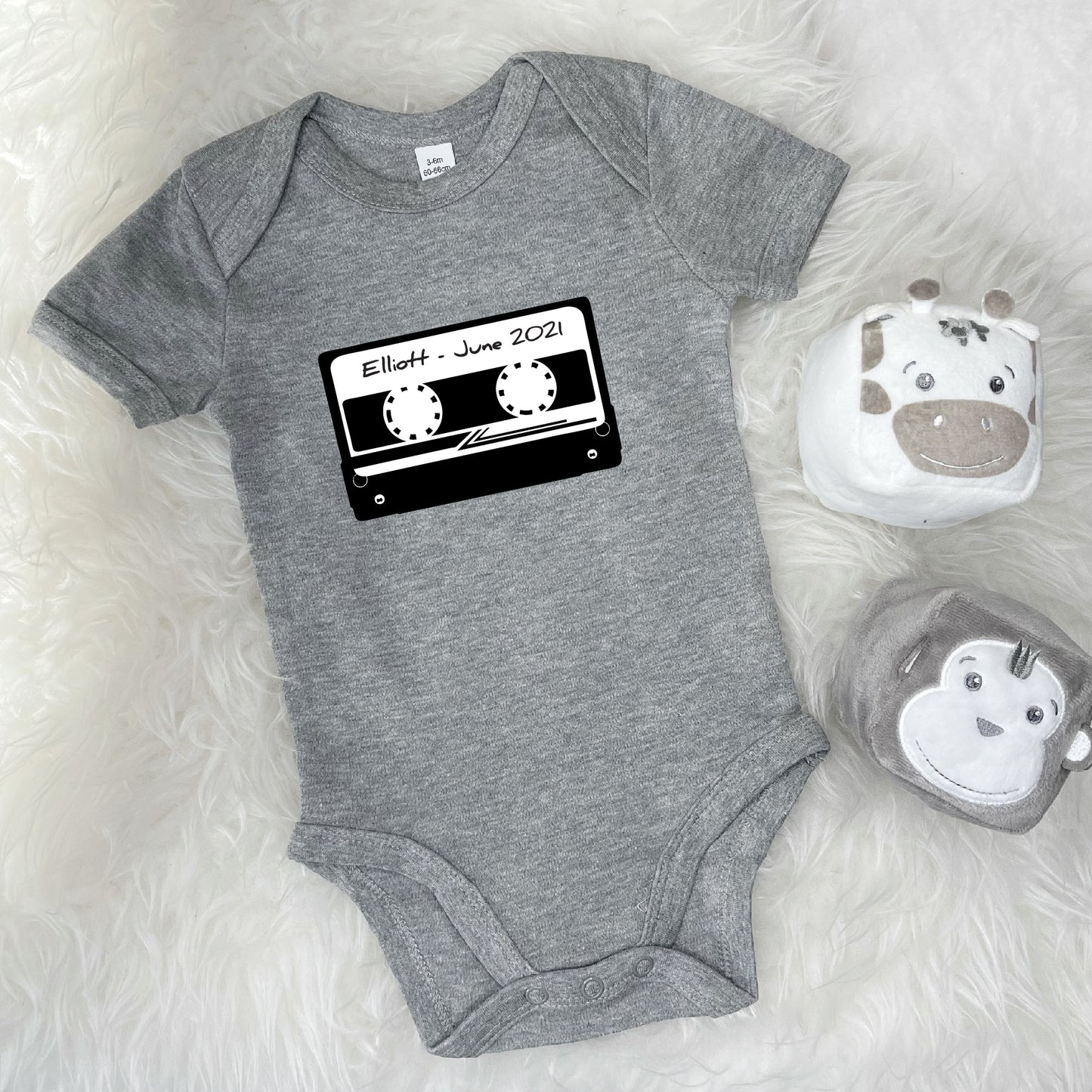 Mixtape Personalised Babygrow - Lovetree Design