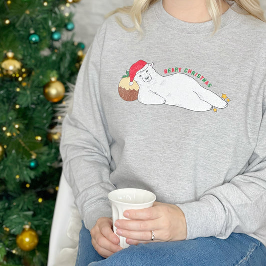 Bear Christmas Jumper For Women - Lovetree Design