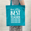 Personalised Best Teacher Ever Tote Bag - Lovetree Design