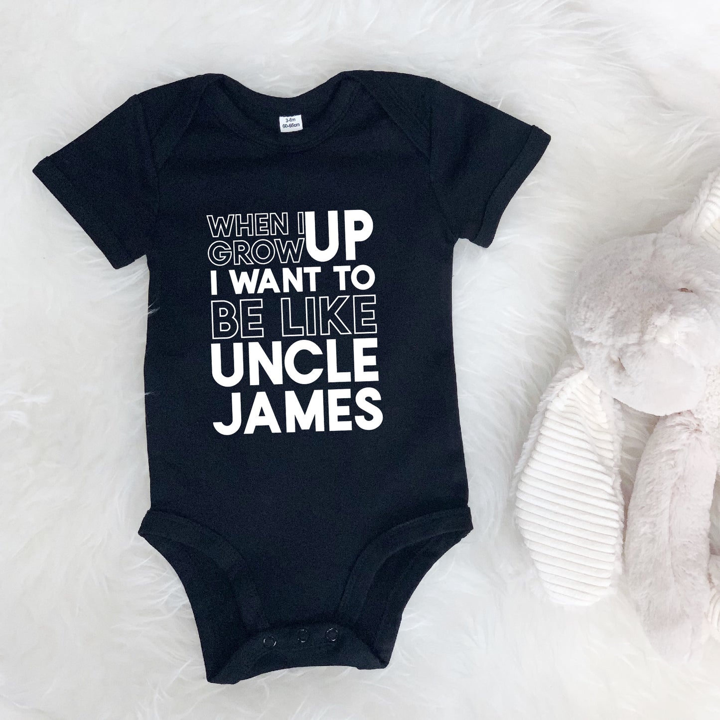 When I Grow Up I Want To Be Like… Personalised Babygrow - Lovetree Design