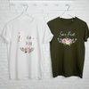 Bride To Be And Personalised Hen Festival T Shirt Set - Lovetree Design