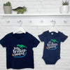 Big Brother Little Brother Saurus Dinosaur T Shirt Set - Lovetree Design
