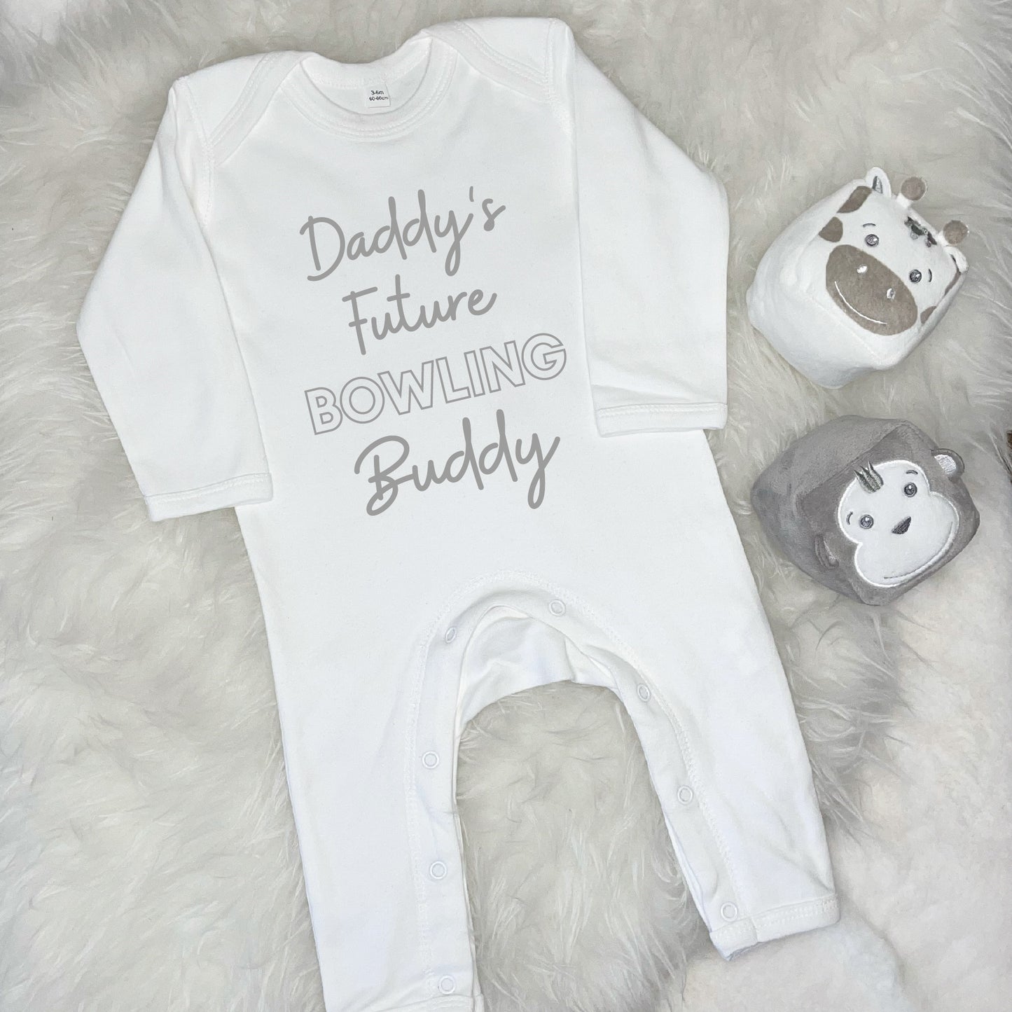 Daddy's Future… Buddy Personalised Babygrow - Lovetree Design