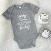 Daddy's Future… Buddy Personalised Babygrow - Lovetree Design